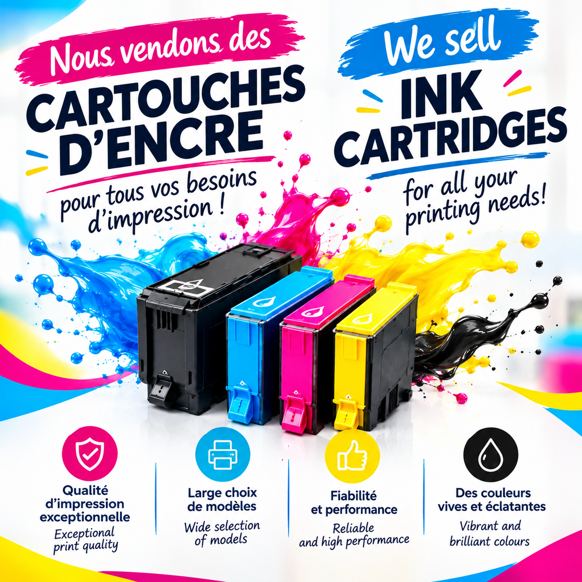 Ink Cartridges in Embrun: How to Choose the Right One